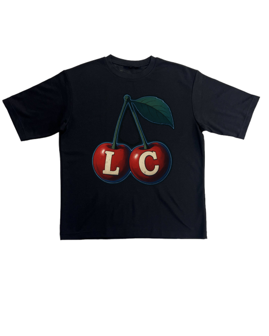 CHERRY TEE Heavyweight BLACK