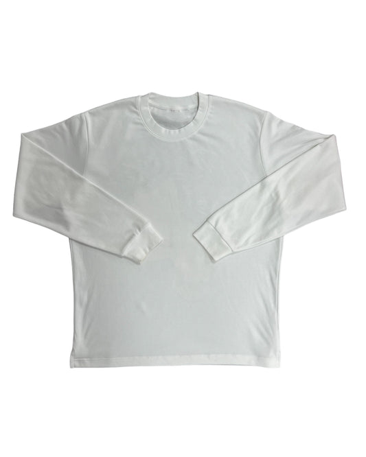 LONG SLEEVE TOP WHITE (RAW)