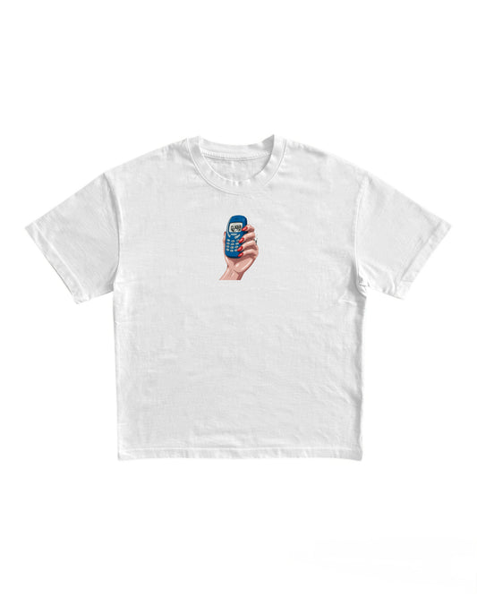 VOICEMAIL TEE WHITE