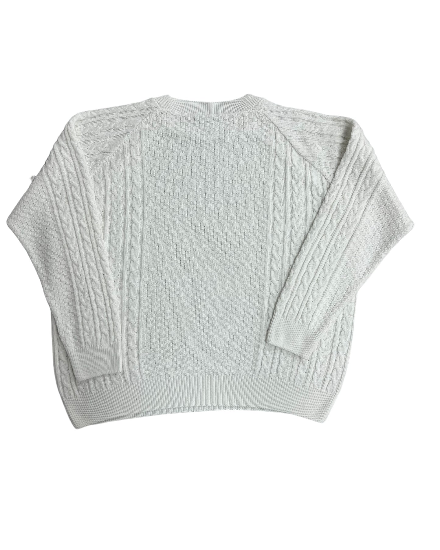 Cable Knit Sweater White